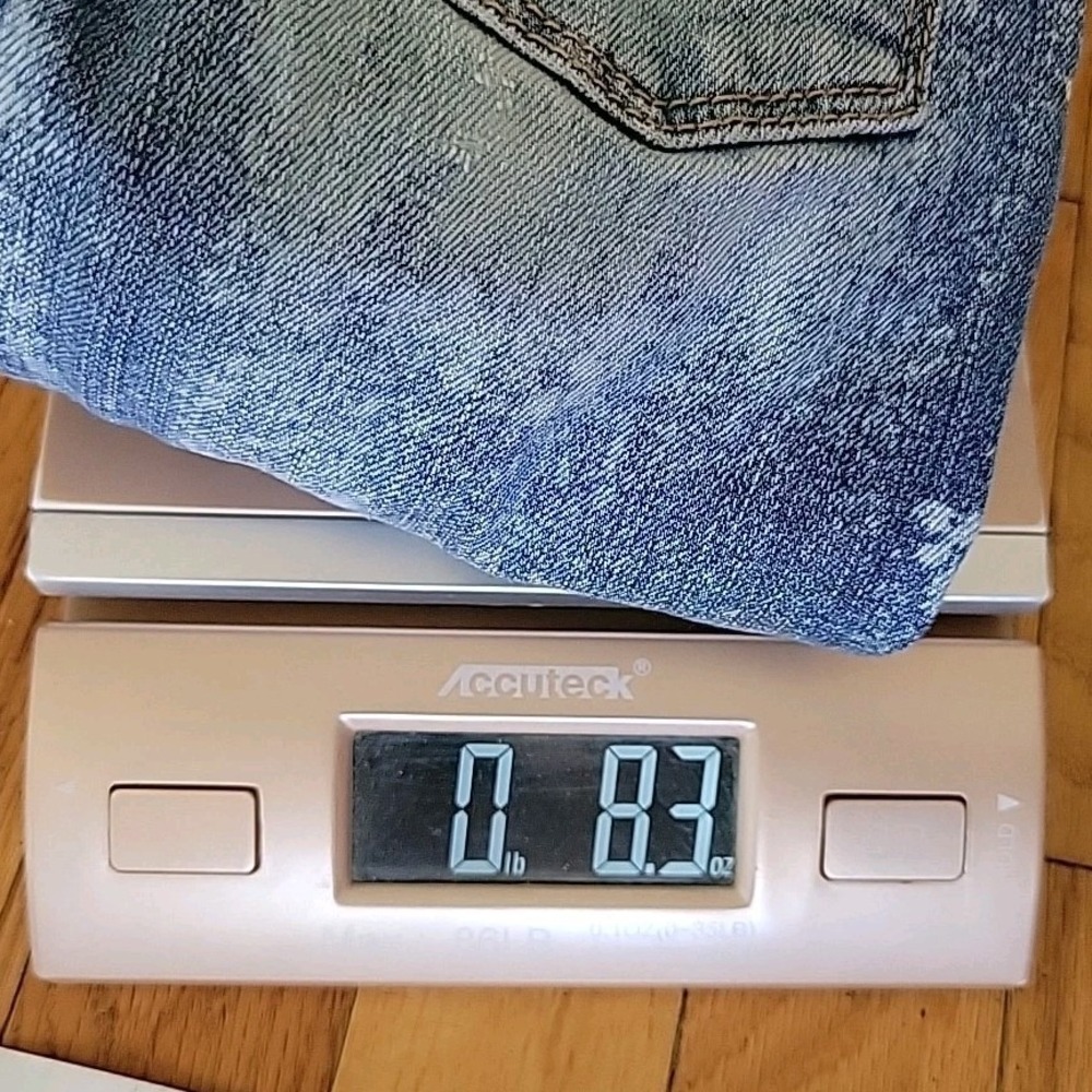 OshKosh B'Gosh Vestpak Distressed Stone Wash Denim Overalls 12M Snap Leg Casual - Picture 14 of 14